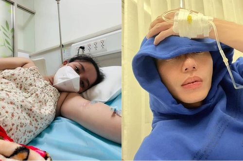 Vợ chồng nhà Lê Dương Bảo Lâm: 'Đồng vợ đồng chồng tát cạn...hai chai nước biển'