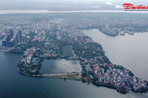 Hà Nội: Cận cảnh bán đảo sắp trở thành nhà hát nổi rộng 13.000 m2