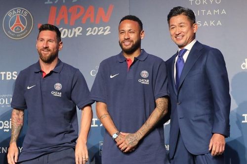 Messi, Mbappe gặp gỡ huyền thoại bóng đá Nhật Bản