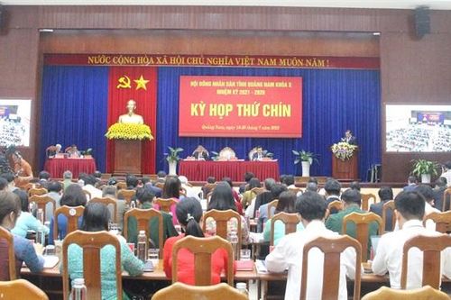Khai mạc kỳ họp thứ chín, HĐND tỉnh Quảng Nam khóa X