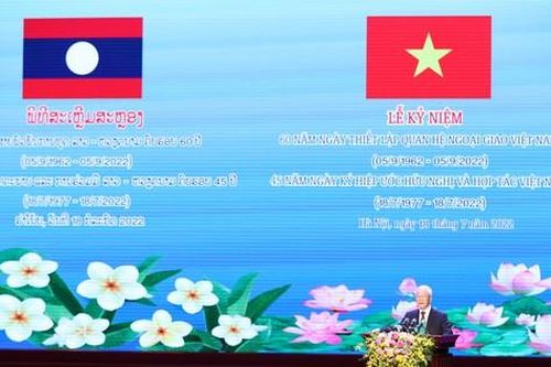Tổ chức trọng thể Lễ kỷ niệm 60 năm Ngày thiết lập quan hệ ngoại giao Việt Nam - Lào