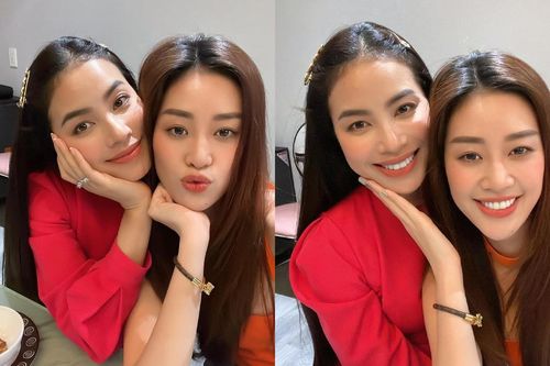 Trước khi về Mỹ, Phạm Hương gia nhập team 'trái tim yêu thương' cùng Khánh Vân