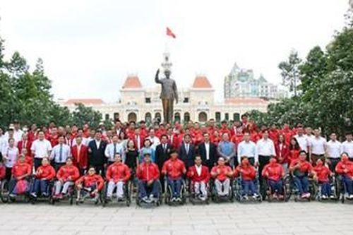 Đoàn thể thao người khuyết tật Việt Nam xuất quân tham dự ASEAN Para Games 11