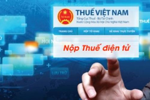 Doanh nghiệp nộp gần 490.000 tỷ đồng tiền thuế điện tử