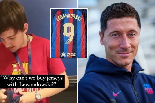 Áo đấu Lewandowski 'cháy hàng' vì lý do hài hước