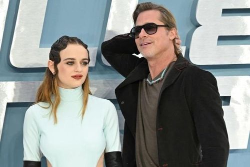 Nữ diễn viên là tâm điểm chú ý khi đứng cạnh Brad Pitt