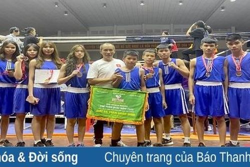 Các VĐV Thanh Hóa thi đấu xuất sắc tại Giải vô địch boxing trẻ toàn quốc 2022