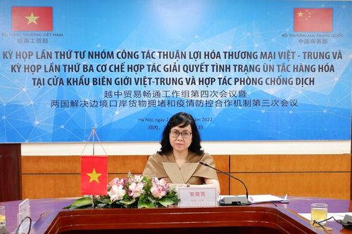Việt Nam - Trung Quốc thúc đẩy thuận lợi hóa thương mại và hợp tác phòng chống dịch