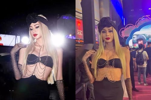 'Cạn lời' với Lương Mỹ Kỳ: Diện đồ fake nhưng vẫn tự tin sải bước trên thảm đỏ