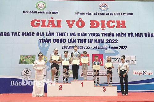 Đồng Nai đoạt 4 HCV Giải vô địch Yoga trẻ toàn quốc, Giải Yoga thiếu niên và nhi đồng toàn quốc