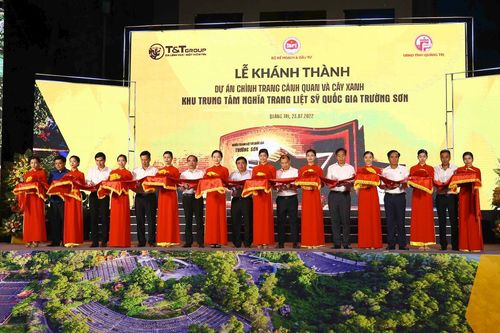 Bộ KH&ĐT khánh thành dự án Chỉnh trang cảnh quan, cây xanh tại nghĩa trang Trường Sơn