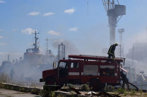 Nga bắn phá tàu chiến, hủy kho tên lửa Hapoon của Ukraine ở Odessa