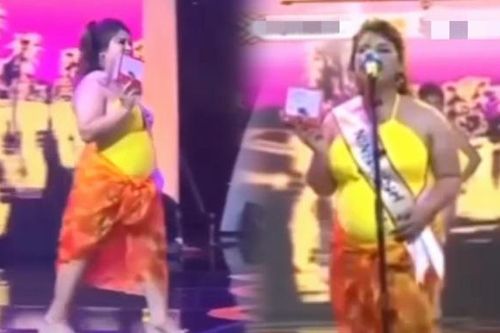 Không có chuyện thí sinh mang bầu vẫn thi Hoa hậu