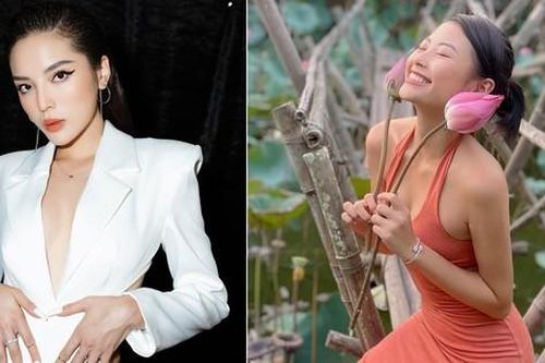 Kỳ Duyên mặc jumpsuit cut-out khoe lưng ong sexy, Đào Thị Hà thả dáng nóng bỏng bên đầm sen