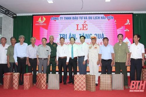 Công ty TNHH đầu tư và du lịch Hải Tiến tri ân thương binh, gia đình liệt sỹ