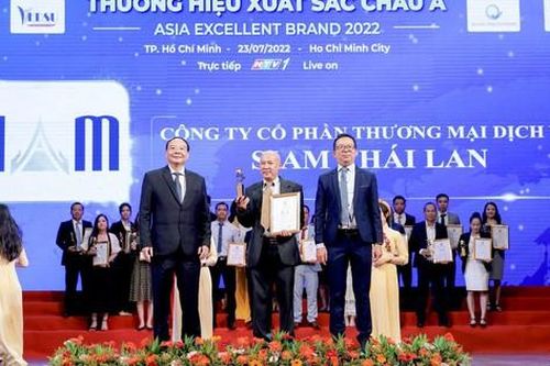 VTM Siam Thailand vinh danh top 10 thương hiệu xuất sắc châu Á 2022