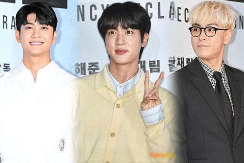 TOP (BIGBANG), Jin (BTS) và dàn sao cực phẩm xứ Hàn tham dự buổi công chiếu phim Hạ Cánh Khẩn Cấp