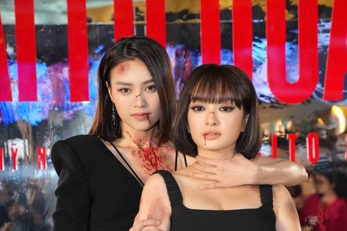Lan Ngọc và Kaity Nguyễn bất ngờ xuất hiện bầm dập tại showcase phim Cô Gái Từ Quá Khứ