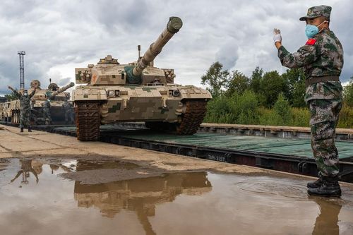 Trung Quốc đưa xe tăng nội đến Nga chuẩn bị dự hội thao Army Games 2022