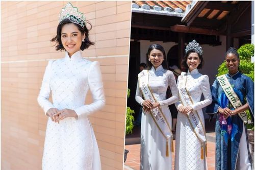 Hoa hậu Nông Thúy Hằng rạng ngời trong các hoạt động xã hội
