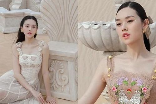 Ngắm Á hậu Tường San khoe vẻ đẹp dịu dàng như nữ thần trên đồi cát