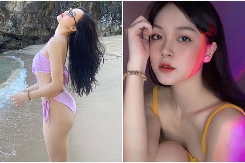 Bạn gái Nhâm Mạnh Dũng mặc bikini thả dáng đẹp hút hồn