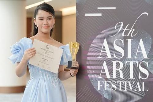 Bella Vũ giành giải Vàng Liên hoan Nghệ thuật châu Á tại Singapore
