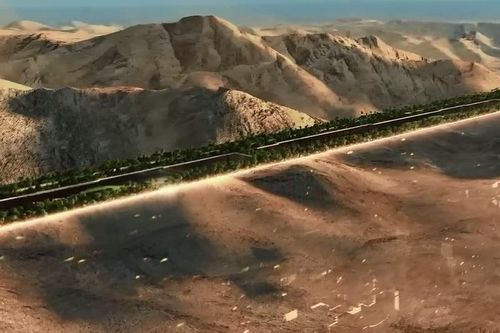 Saudi Arabia tham vọng xây tòa nhà chọc trời trải dài 170km trên sa mạc