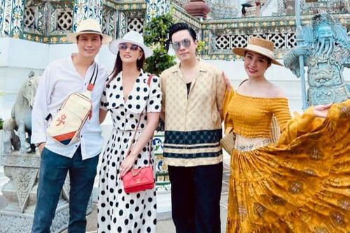 Việt Anh du lịch nước ngoài cùng hai 'tình tin đồn', được khen tinh tế khi đứng cạnh hai bóng hồng