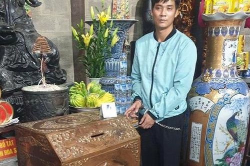 Hai chú cháu gây ra hàng loạt vụ trộm cắp tại đình chùa ở Phú Thọ