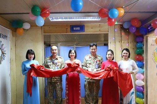 Lính 'mũ nồi xanh' khánh thành phòng khám sản khoa đầu tiên ở Nam Sudan