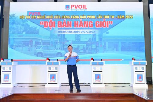 PVOIL: Sôi động Hội thi tay nghề khối cửa hàng xăng dầu