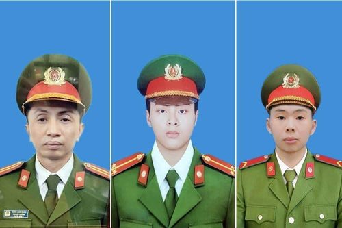 Cấp Bằng Tổ quốc ghi công cho 3 chiến sĩ Công an hy sinh khi chữa cháy tại Quan Hoa
