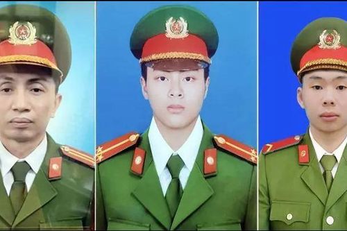 Cấp bằng 'Tổ quốc ghi công' cho 3 chiến sĩ công an hy sinh khi chữa cháy