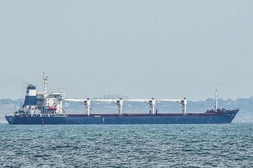Niềm vui của thủy thủ trên tàu chở ngũ cốc đầu tiên rời cảng Odessa