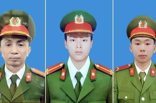 Chủ tịch nước tặng Huân chương Chiến công hạng Nhất cho 3 cảnh sát hy sinh trong vụ cháy
