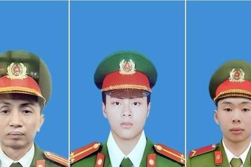 Ngày 5-8, Công an TP Hà Nội tổ chức lễ tang 3 cán bộ, chiến sĩ hy sinh khi tham gia chữa cháy
