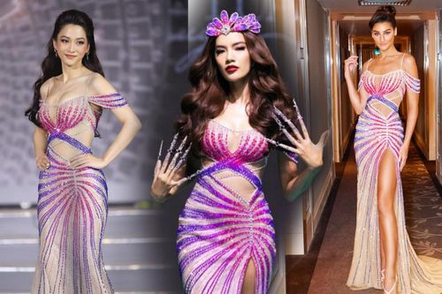 Góc đụng hàng: Hoàng Phương 'chặt đẹp' Lê Bống và Miss Earth 2020 khi diện cùng mẫu váy