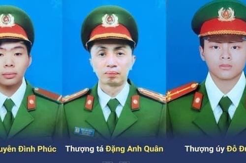 Cấp Bằng Tổ quốc ghi công cho 3 liệt sĩ hy sinh khi thực hiện nhiệm vụ chữa cháy