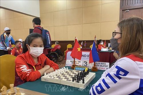 ASEAN Para Games 2022: Việt Nam vươn lên dẫn đầu môn cờ vua