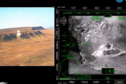 Video phi công Nga tiêu diệt nhóm khủng bố ở Syria
