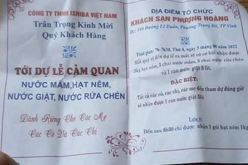Nghệ An: Chiêu trò bán hàng 'tặng quà' nhằm 'giăng bẫy' người cao tuổi