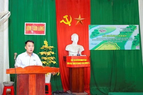 Hà Tĩnh: Hơn 40 hộ dân được hưởng nguồn nước sạch trong hành trình 'Khơi nguồn nước sạch vì miền Trung yêu thương'