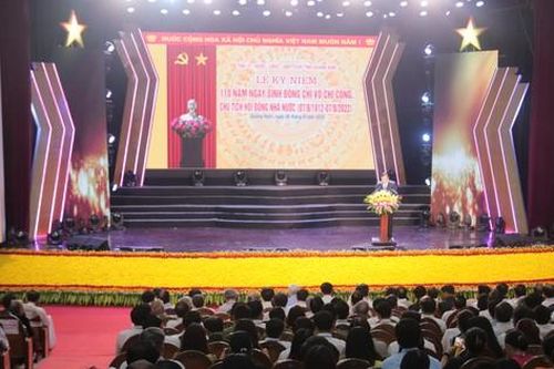 Lễ kỷ niệm 110 năm Ngày sinh đồng chí Võ Chí Công