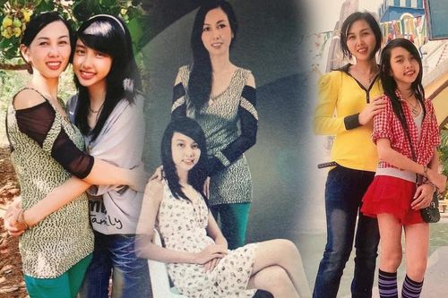 Người mẹ trẻ trung của Hoa hậu Thùy Tiên: Thường bị nhầm là chị ruột của con gái