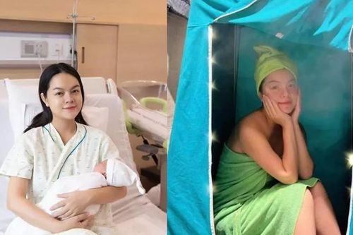 Vừa 'vượt cạn', Phạm Quỳnh Anh đã tích cực thải độc để lấy lại vóc dáng