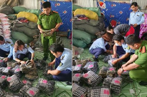 Đồng Tháp: Phát hiện cơ sở kinh doanh hàng may mặc không rõ xuất xứ qua Facebook
