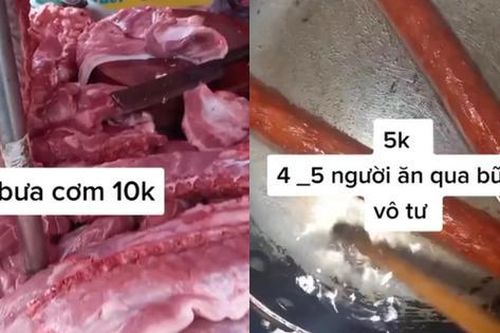 Bà nội trợ ở TPHCM bị phản ứng với những mâm cơm 5 nghìn đồng
