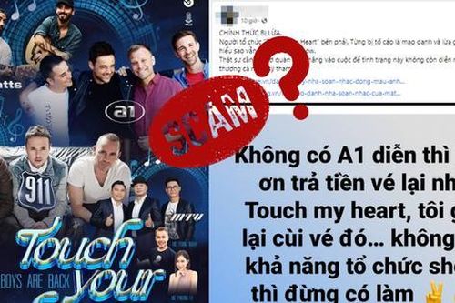The Moffatts, A1 hủy diễn show 'Touch Your Heart' phút chót, khán giả phẫn nộ đòi hoàn tiền vé