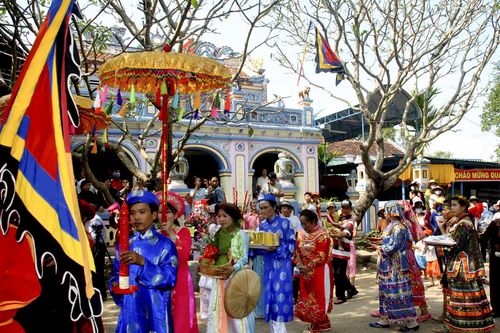 Lễ hội Chùa Bà - Cảng thị Nước Mặn là Di sản văn hóa phi vật thể quốc gia